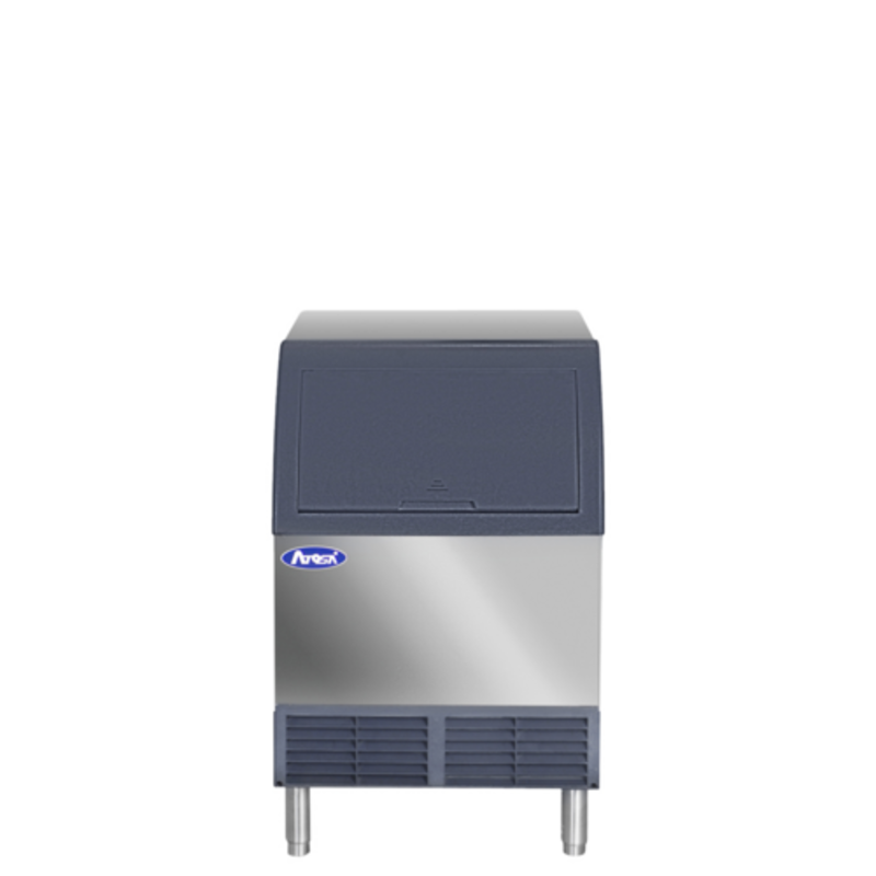 Atosa YRU0140A-161 140-lb Half-Cube Undercounter Ice Maker with 88-lb Bin