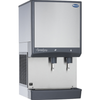 Follett 25CI414W-L Symphony Plus countertop chewblet ice dispenser, efficient ice and water output for commercial use.