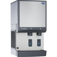 Follett 50CI414A-S Symphony Plus Touchless Countertop Ice and Water Dispenser for healthcare environments.