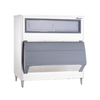 Follett SG1010S-48 1000 lb single-door ice storage bin with gray front panel and dual access.