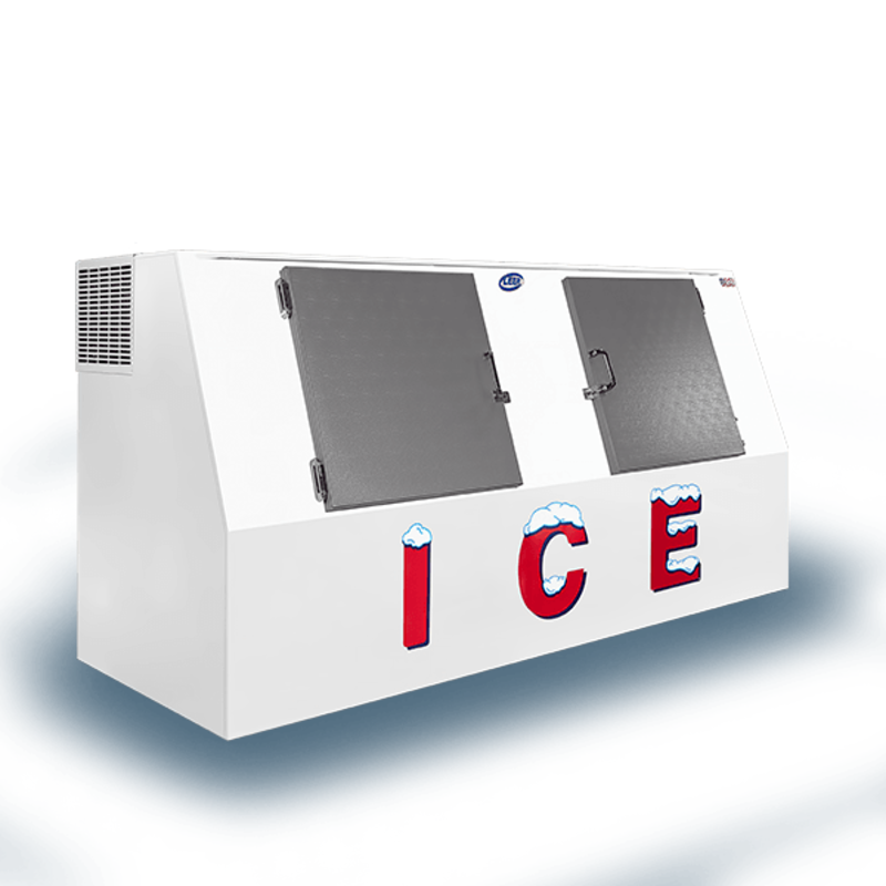 Leer L612LCSP 94-Inch Outdoor Cold Wall Low-Profile Ice Merchandiser