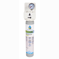 Manitowoc ice machine water filter kit featuring Arctic Pure Plus filtration system with pressure gauge.