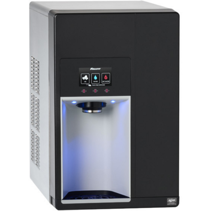 Follett Champion 15CI114A-HW-CL-ST-00 Countertop 125 lb Chewblet Ice & Water Dispenser