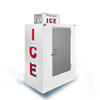 Leer L040UCSP Heavy-Duty Outdoor Ice Merchandiser with Solid Door for Packaged Ice Storage
