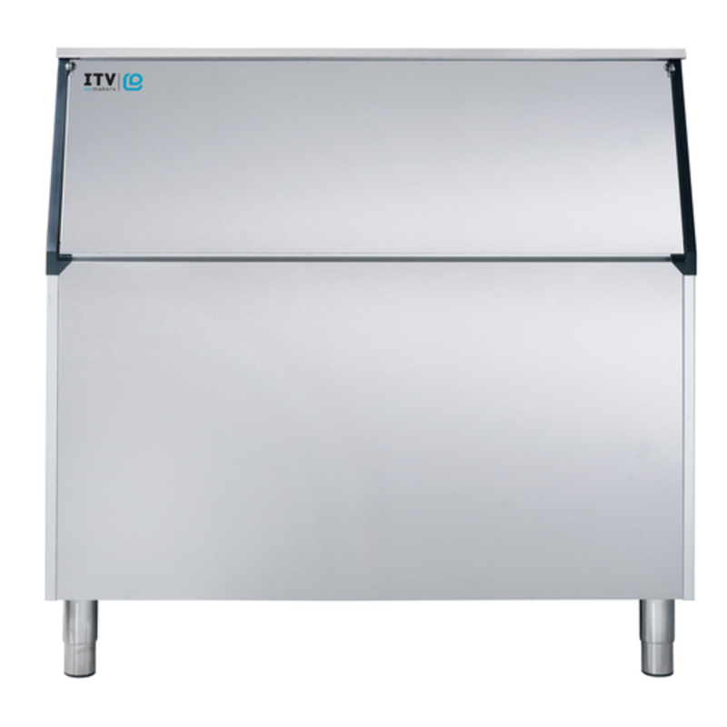 ITV S-900 48-Inch High-Capacity Commercial Ice Storage Bin for reliable ice storage.