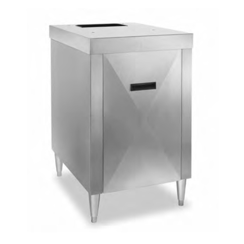 Manitowoc K00453 stainless steel equipment stand for ice makers, designed for secure countertop placement.