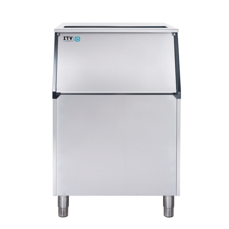 ITV S-500 Commercial Slope Front Ice Storage Bin - 510 lb. Capacity