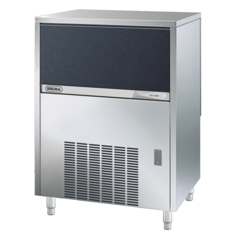 Brema CB640AHCAWS 154-Lb Air-Cooled Undercounter Cube Ice Machine with 88-Lb Bin