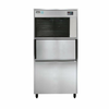 ITV Ice Makers IQ 300C Commercial Flake Ice Machine with 132 lb Bin for efficient ice production.