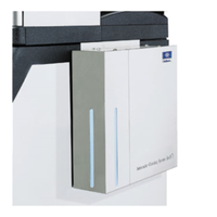 Manitowoc iAuCS 12" Automated Descaling System for Ice Machines mounted on ice equipment.