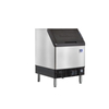 Manitowoc NEO UYP0240W Undercounter Water-Cooled Ice Machine with 90-lb bin in stainless steel finish.