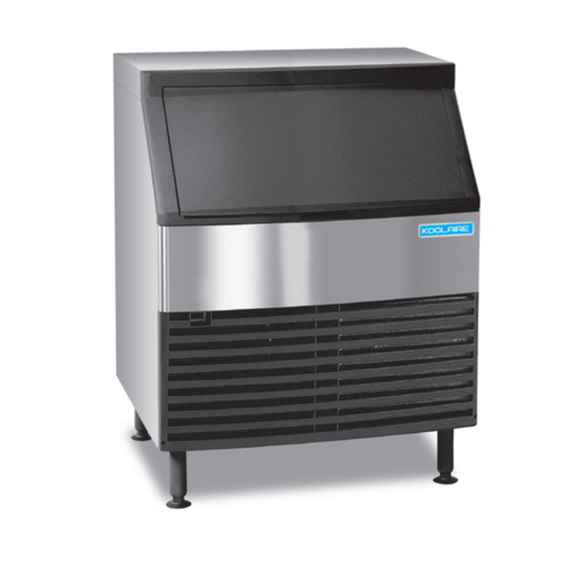 Koolaire KDF0250A undercounter ice machine with bin for cafes and bars.
