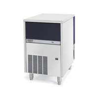 Brema TB852AHC Air-Cooled Pebble Ice Machine for bars with 44 lb bin producing 216 lb/day of nugget-style ice.