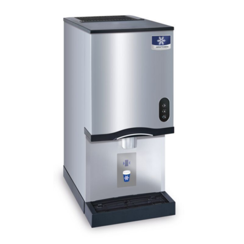 Manitowoc CNF0201A 315-Lb Air-Cooled Countertop Nugget Ice and Water Dispenser for commercial use.
