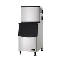 EFI IM-350 22-Inch Commercial Cube Ice Maker 350 lbs with built-in storage bin for high ice demand.
