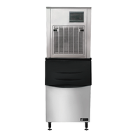 EFI IM-550-NUGGET Commercial Nugget Ice Machine with storage bin for high volume ice production.