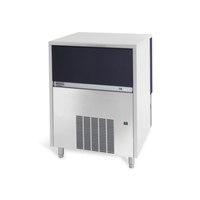 Brema TB1404AHC 333-lb Commercial Pebble Ice Machine with 88-lb storage bin.
