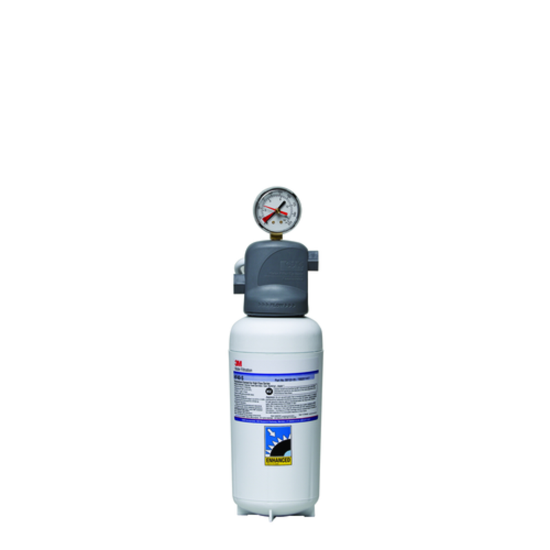Atosa ICE140-S Commercial Ice Machine Water Filtration System with pressure gauge for clear ice production.