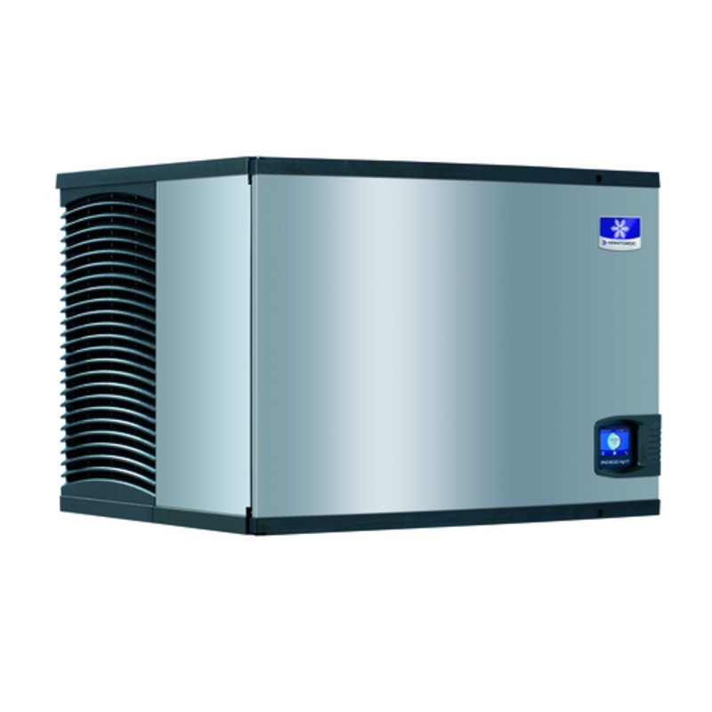 Manitowoc IDP0600W Indigo NXT 30-Inch Water-Cooled Cube Ice Machine, generating 605 lbs of ice daily.