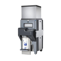 Follett DB650SA semi-automatic ice bagging system for high-volume ice dispensing.