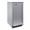 Manitowoc USE0050A CrystalCraft Premier square cube ice machine for bars in a sleek stainless steel design.